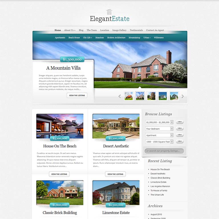 elegantEstate-real-estate-WordPress-themes