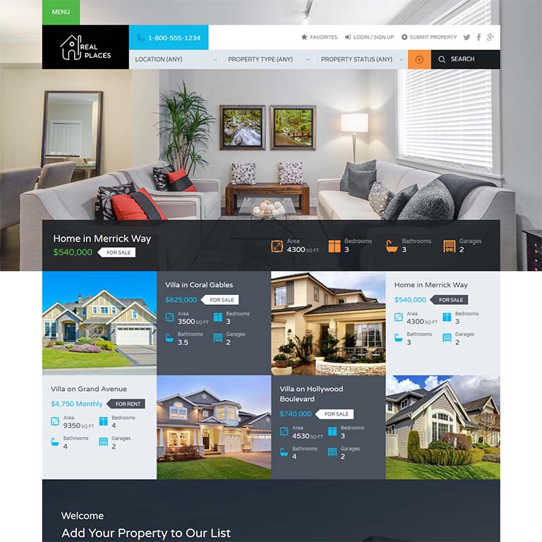 Real-Places- real-estate-WordPress-themes